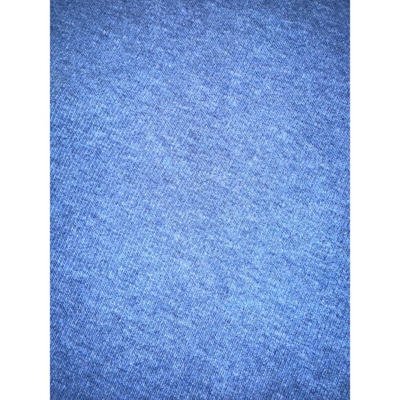 Dark Blue Light Blue Mens Quarter Zip Pullover Reversible Sweater Cotton Size XL - Picture 7 of 7